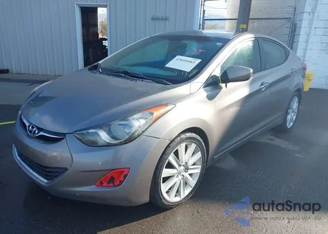 2011 Hyundai Elantra Gls from USA, damaged, VIN 5NPDH4AE5BH047803